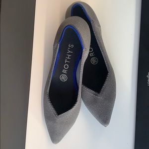 Rothy’s The Point Cloud Grey Birdseye - Size 8